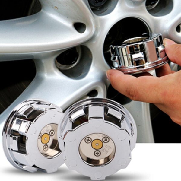 4X Car Colorful Luminous Tires Wheel Hub Lamp Center Cover TRIM Accessories - Image 3