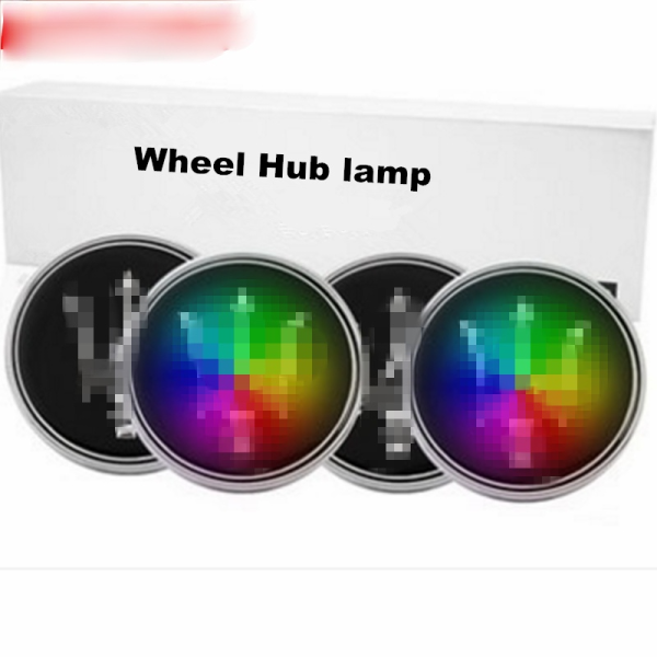 4X Car Colorful Luminous Tires Wheel Hub Lamp Center Cover TRIM Accessories - Image 6