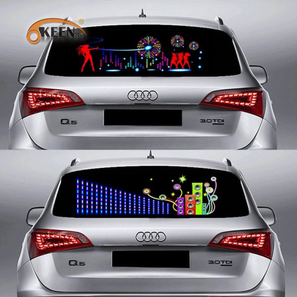 90*25 40*30 Automobile LED Equalizer Car Interiror Atmosphere Music Rhythm - Image 6