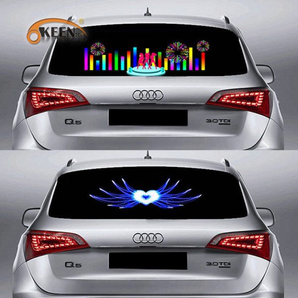 90*25 40*30 Automobile LED Equalizer Car Interiror Atmosphere Music Rhythm - Image 5