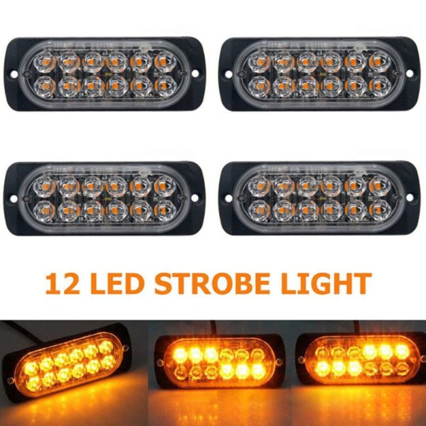 Ultra-Thin LED Emergency Light For Car Warning Flashing Firemen Police Emergency Light Ambulance Police Strobe LED Warning Light - Image 8