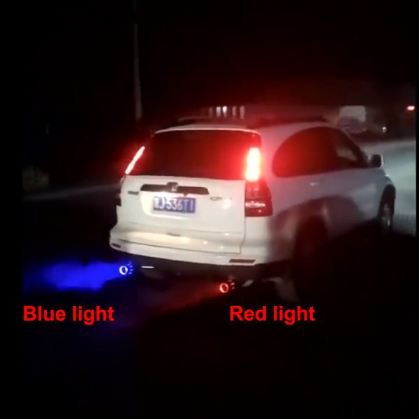 Nozzle for Muffler Car Tail Throat Pipe Spitfire LED Lights Luminous Auto - Image 11