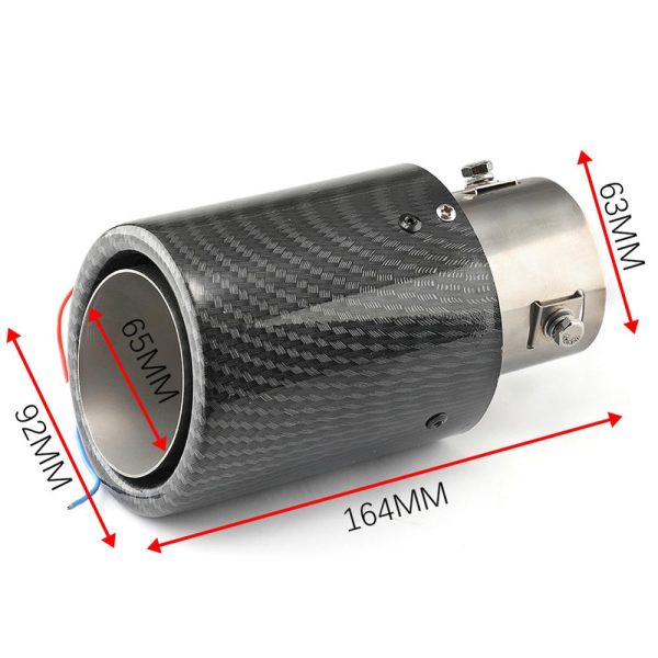 Nozzle for Muffler Car Tail Throat Pipe Spitfire LED Lights Luminous Auto - Image 6