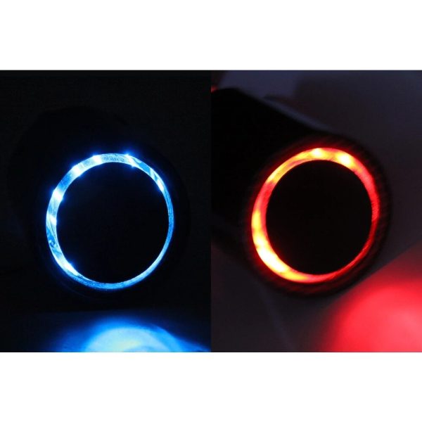 Nozzle for Muffler Car Tail Throat Pipe Spitfire LED Lights Luminous Auto - Image 5
