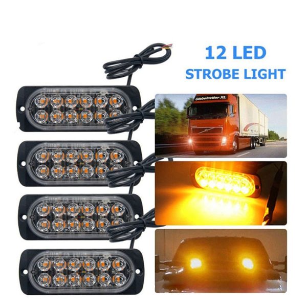 Ultra-Thin LED Emergency Light For Car Warning Flashing Firemen Police Emergency Light Ambulance Police Strobe LED Warning Light - Image 2